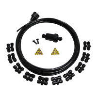 29.5FT Misting Cooling System with Mist Nozzles and Connector Set for Garden Patio Mister Water Prayers Cooling System