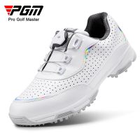 PGM Women Golf Shoes patent Anti-skid Womens Light Weight Soft Breathable Sneakers Ladies Knob Strap Sports Shoes XZ243