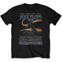 เสื้อยืด Pink Floyd World Tour 72 ดั้งเดิม100 MERCH