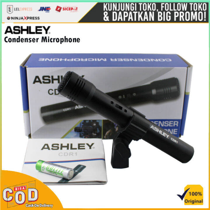 Ashley CDR 1 Microphone Condensor Original Mic Condenser Ashley CDR1