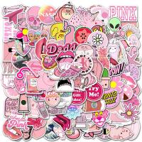 10/30/50/100pcs Pink Cute Vsco Girl Stickers Pack Kids Toy Waterproof Decals for Laptop Car Motorcycle Luggage Phone Sticker Stickers