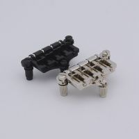 KR-1 Set 3 Point 4 String Original Genuine Epi Electric Bass Bridge For Thunderbird / EB-0 / EB-3 / Allen Woody Chrome Parts