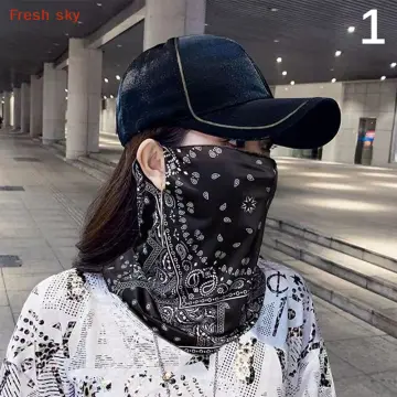 Bandanas Fashion Punk Sunscreen Mask For Men Women Summer Face