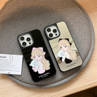 《Kiki》Case.tify High-end Frosted Mirror Phone case for iphone 14 14plus 14pro 14promax 13 13pro 13promax High quality shockproof hard Phone case 12 12pro 12promax 11 MIKKO Cute cartoon character doodle stickers design for men girl New Design ins popular