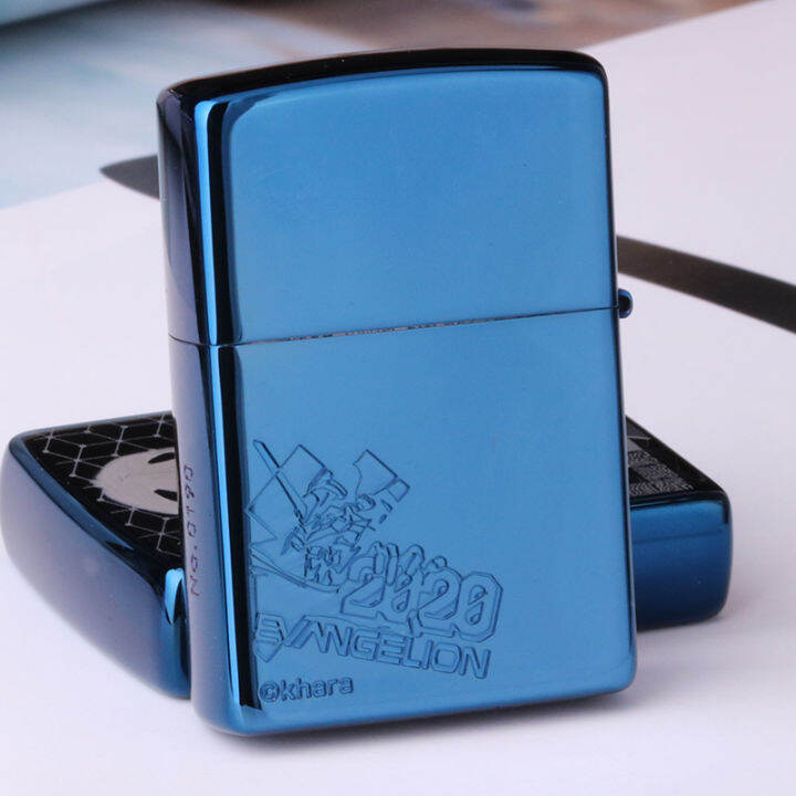 New genuine Zippo kerosene lighter Lan Bing eva New Century Gospel Warrior Asuka Ayanami Rei