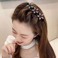 SANHUIWU Elegant Sparkling น่ารัก Headdress Bangs คลิปด้านข้างคลิปเพชร Star สำหรับผู้หญิงเด็ก Hairpin Braided คลิปผมอุปกรณ์เสริมผม Barrettes