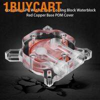 [1BUY]Computer GPU Water Cooler Cooling Block Waterblock Red Copper Base POM Cover