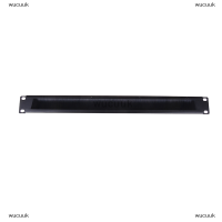 wucuuk 1U 19 Rack Mount It Network cabinet Brush PANEL Bar SLOT สำหรับการจัดการสายเคเบิล