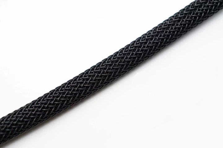 ของแท้-techflex-รุ่น-flexo-pet-สีดำ-ขนาด-1-4-6mm-made-in-usa-สำหรับหุ้มสายสัญญาณ-หุ้มสายไฟ-สายถัก-หนังงู-ร้าน-all-cable