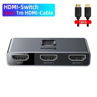 HDMI-Switch Bundle 1 HDMI-Switch Bundle 1 Baseus 4K สวิตช์ HD HDMI-Compatible อะแดปเตอร์สำหรับ Xiaomi กล่อง Mi สวิตช์ HD 1X2/2X1สำหรับ PS4/3สวิตช์กล่องทีวี4K สวิตช์ HD