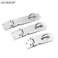 ❁ 1pc 90/180 Degree Dual Use Stainless Steel Padlock Hasps Wooden Door Drawer Burglar-proof Bolt Buckle Window Latches Hasp