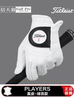 ►✸ Titleist Professional Player Edition Player Leather Golf Gloves Mens Lambskin นุ่มสบาย ระบายอากาศได้ดี