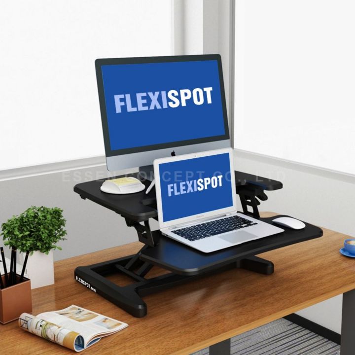 flexispot-by-essen-ที่วางปรับระดับขนาด-28-นิ้ว-รุ่น-alcove-m7-สีดำ