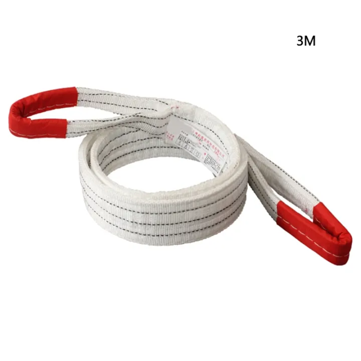 Red+White Polypropylene Lifting Straps Lifting Slings Crane Slings ...