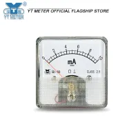 SD60 DC milliammeter 1mA 2mA 3mA 5mA 10mA 20mA 30mA 50mA 100mA 200mA 300mA 500mA pointer ammeter 60 x 60MM size tester