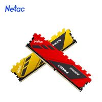 หน่วยความจำ Netac Ram DDR4 3200MHz 8gb 16gb XMP2.0 Memoria RAM DDR4 PC4-25600 เดสก์ท็อประบายความร้อนสำหรับ PC เมนบอร์ด AMD Intel