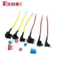 12V MINI SMALL MEDIUM Size Car Fuse Holder Add-a-circuit TAP Adapter with 10A Micro Mini Standard ATM Blade Fuse