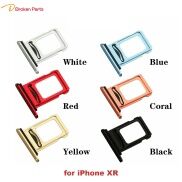CW New Single Sim Card Holder Slot Replacement for iPhone XR SIM Tray