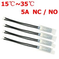 ‘；【=- 15C 20C 25C 30C 35C NC Normally Closed NO Normally Open Thermal Switch Temperature Sensor Switches Thermostat Control 5A 250V