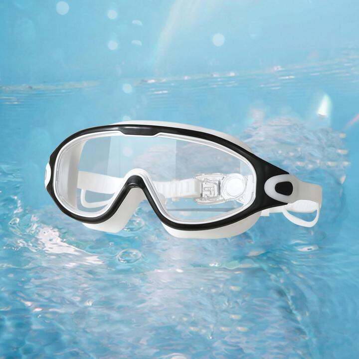 Gommie Swim Goggles Women Watertight Wide View No Leaking Water Glasses ...