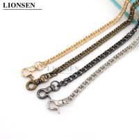 Lionsen 0.7cm wide Dense Replacement Chain Strap Metal link Clasp Purse Chain Bag Handle Shoulder Cross Body Handbag Chain