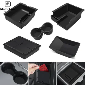 TEHAUTO】 ABS Control Storage Box Centre Direct Replacement For Tesla Model  3 Highland