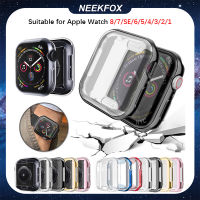 NEEKFOX ProBefit 360กรอบนาฬิกาบางสำหรับนาฬิกา Apple เคส8 7 6 SE 5 4 45มม. 41มม. 44มม. 40มม. TPU ใสนุ่ม I Watch Series 3 2 1 38มม. 42มม.