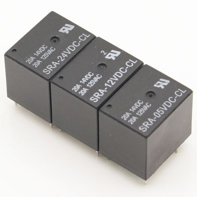 【❂Hot On Sale❂】 ACCD TOY STORE Sra-05vdc-cl พลังงาน5ชิ้น/ล็อต Sra-24vdc-cl 5pin 20a 5V 12V