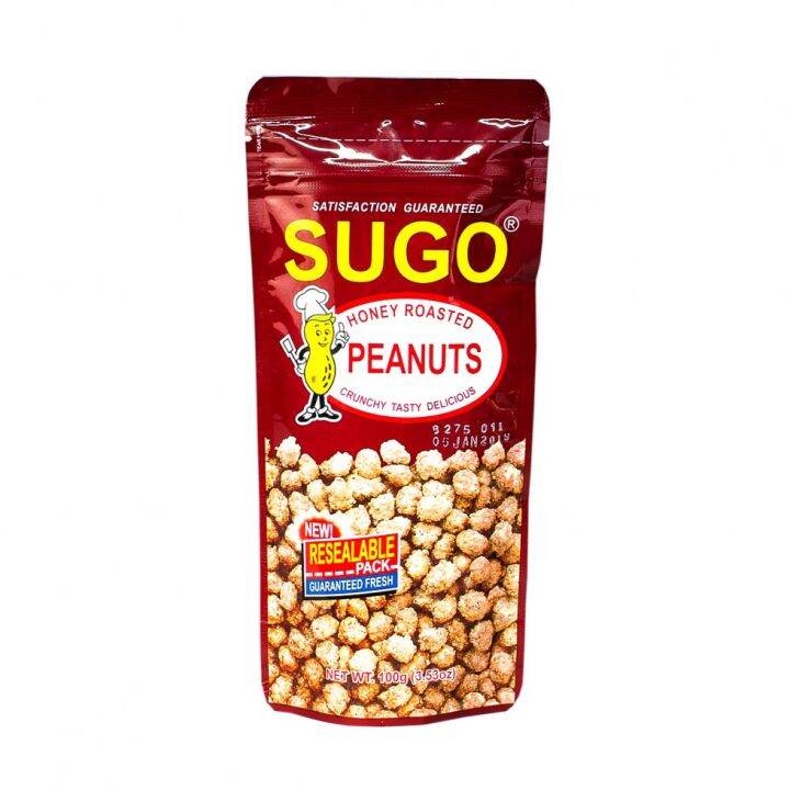 Sugo Honey Roasted Peanuts 100g Lazada PH