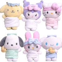 High Quailty Kawaii Doll Cute Sanrio Plush Toy My Melody Cat Cinnamonroll Plush Doll Small Pendant Kids Girls Toy Gift