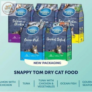 Thức Ăn Hạt Snappy Tom Mix Cá Cơm Thật Bao Xá 8kg