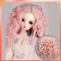 LIPS 15100cm DIY มินิปอยผม เครื่องประดับ 1/6 1/4 1/3 สกรู Periwig ตุ๊กตายาง ผมตุ๊กตา วิกผมหยิก