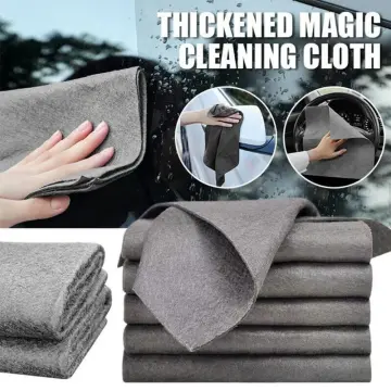 Thickened Magic Cleaning Cloth Reusable Microfiber Glass Windows Wiping  Rags No Trace Glass Cleaning Cloths for Car Bathroom