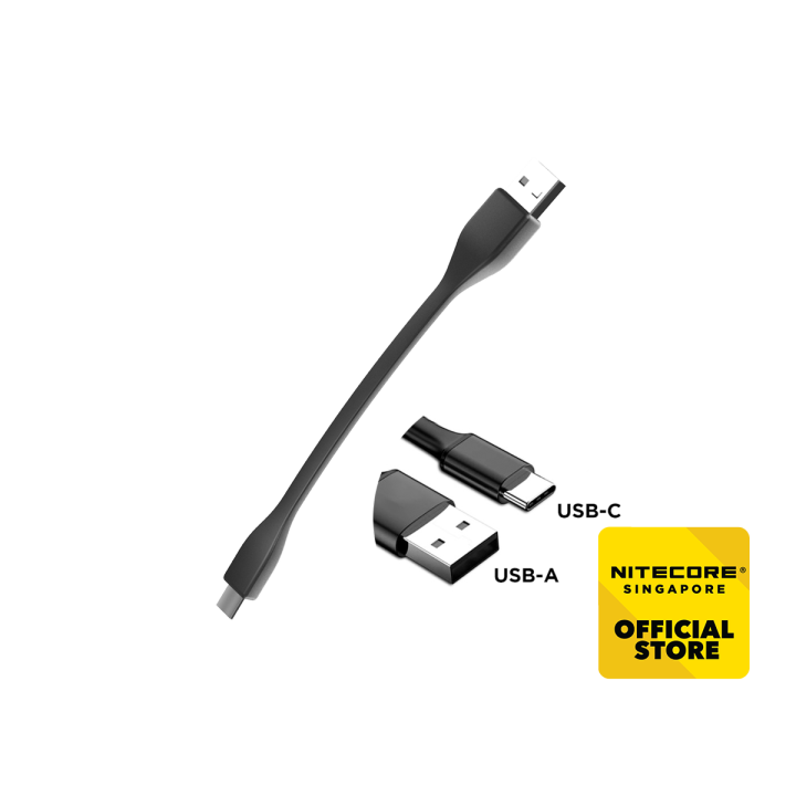 Nitecore Flexible USBC to USBA Cable Stand Lazada Singapore