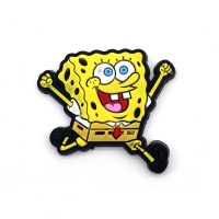 1pcs SpongeBob SquarePants shoe charms Crocs pvc รองเท้าแตะ เครื่องประดับ diy ถอดได้ decorate accessories ใช้สำหรับตกแต่งรองเท้าเด็ก Jibbitz 1000 สไตล์ให้เลือก
