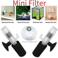 Aquarium Filter Tank Practical Biochemical Sponge Filters Mini Multi Layer Filter For Small Fish Tank Sponge Filter Pumps Supply Filters Accessories