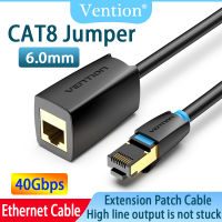 Vention Cat8สายเคเบิลอีเทอร์เน็ตสาย Lan ชนิด Patch Cord เครือข่าย8 RJ45ความเร็วสูง SSTP 40Gbps สำหรับคอมพิวเตอร์โมเด็มเราเตอร์เครื่อง RJ 45สายเคเบิลอีเทอร์เน็ต