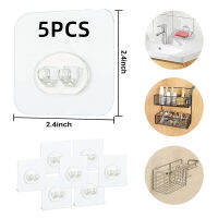 5/10PCS Corner Shelf No Drilling Bathroom Soap Dish Organizer New Shower Caddy Adhesive Hook