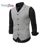 Cozy Up New Suit Vest Slim Fit Single Breasted Casual Comfortable Men