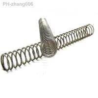 2pcs/lot 0.8mm 1.0mm 1.2mm 304 Stainless Steel Long Spring Y-type Compression Spring Outer Dia 5-12mm Length 300mm