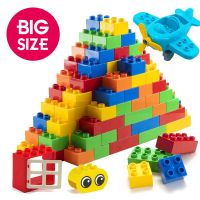 Big Size Bricks Toys For Baby Creative DIY Building Blocks Educational Toys Kids Gift Bulk Large Brick Compatible With All Brand Building Sets