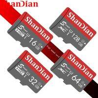 SHANDIAN สมาร์ทการ์ด SD หน่วยความจำแบบเดิมความจุ128GB ความจุ64GB คลาส10 Smartsd 8GB 16GB 32การ์ด GB TF HC/xc สำหรับแท็บเล็ตพีซีสมาร์ทโฟน