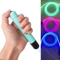 Fitness Adjustable Night Glowing Skip Rope Exercise LED Jump Ropes Light Up Outdoor Supplies Portable Training Sports Equipment