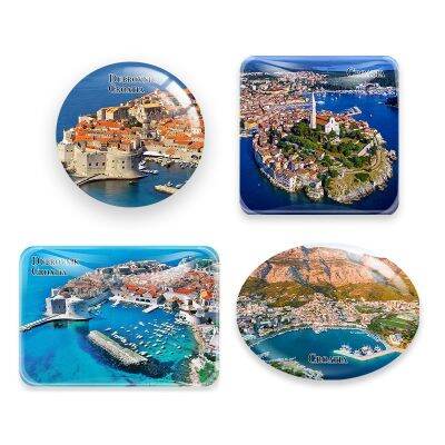 ◆ Dubrovnik Croatian city on the Adriatic Sea Landscape Fridge Magnets Tourist Souvenir Scenic Spots Decorative Crafts Decor Gift