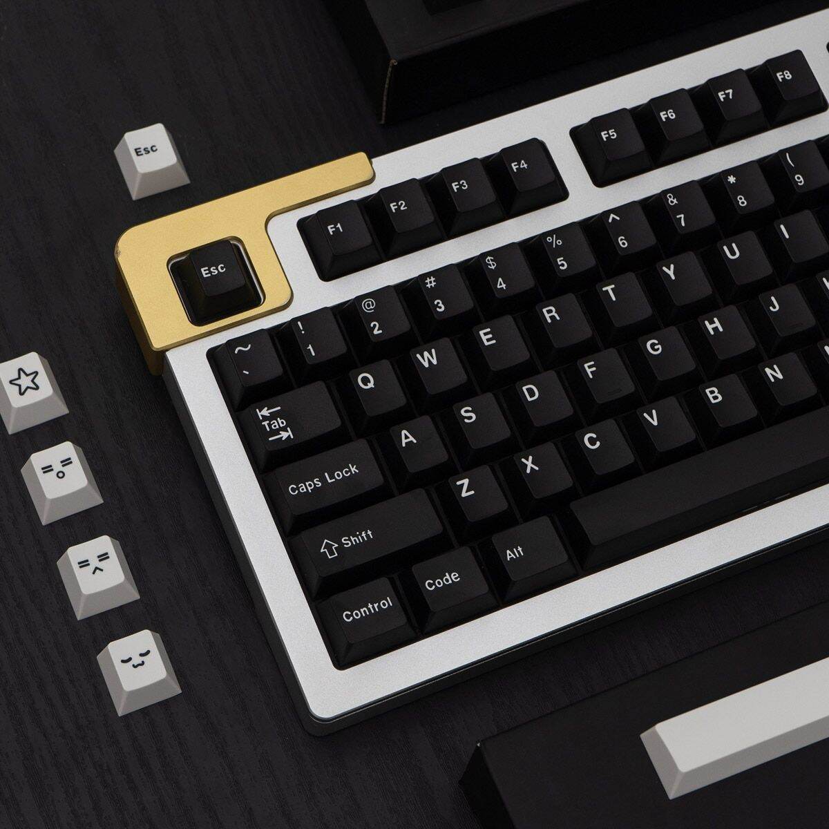 GMK Clone Bow Wob 121 Keys เชอร์รี่โปรไฟล์ยิงคู่ Keycap ภาษาอังกฤษที่ ...