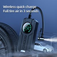 12V 5400mA Battery Wireless Portable Electric Inflator For Automobile High Pressure Inflation Pump For Car Tyres Air Compressors  Inflators