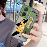 Diorcase สำหรับ Vivo Y27 (พร้อมสายรัดข้อมือ) เคสการ์ตูน Pikachu ด้านหลังฝ้ากันกระแทกเคสใส่โทรศัพท์นิ่มกรอบป้องกันเลนส์แบบเต็มโทรศัพท์บางเฉียบเคส