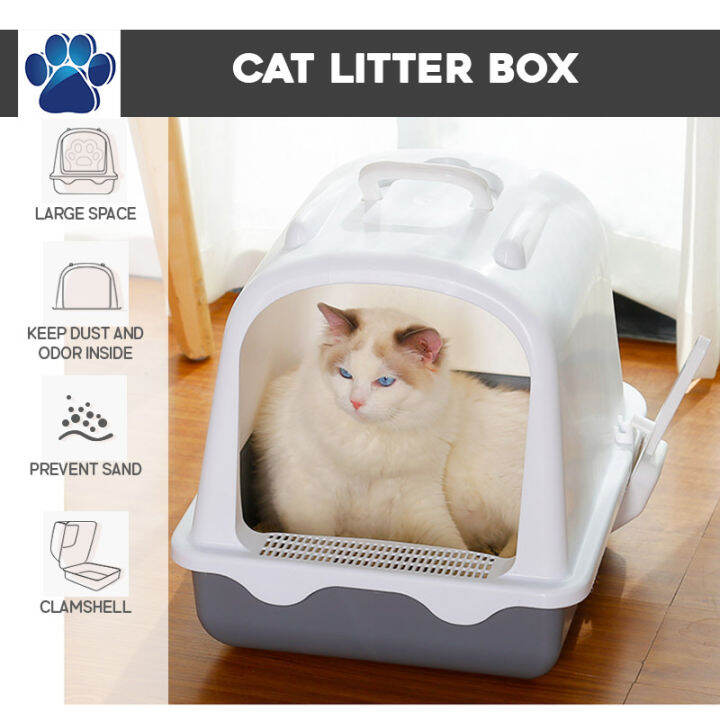 [ SG SELLER ] Cat Littre Box With Door/ / Pet / Littre / Large capacity ...