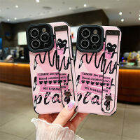 เคสโทรศัพท์สายรัดข้อมือหนังสำหรับ IPhone 11 12 13 14 Pro Max เคสเคสโทรศัพท์รูปหัวใจสีชมพูเคสโทรศัพท์สำหรับ IPhone 7 8 Plus SE 3 XR Xs Max ปกหลังสำหรับเด็กผู้ชายและเด็กผู้หญิง