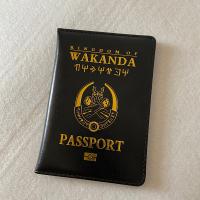 Wakanda ผ้าคลุมคุณภาพสูงซองเอกสารสำหรับเดินทางพียูเคสหนัง Dompet Travel ซองใส่หนังสือเดินทางสำหรับซองใส่หนังสือเดินทางหนังสือเดินทาง